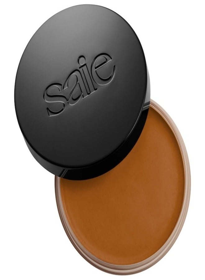 SAIE Sun Melt Natural Cream Bronzer - Medium Bronze - a warm golden hue for light to medium skin tones 30ml | Lightweight, Blendable, Sun-Kissed Glow