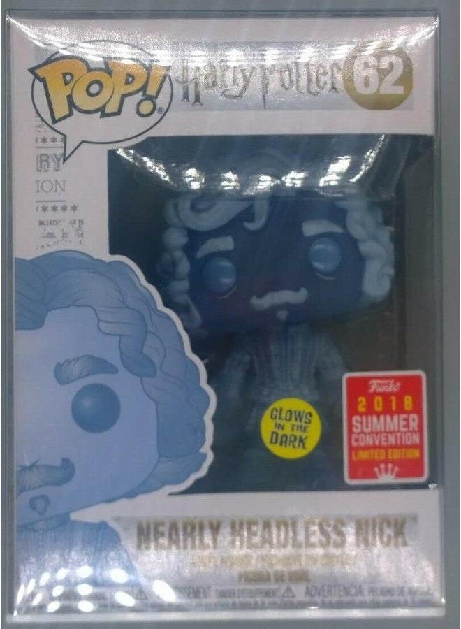 Funko Pop Harry Potter Nearly Headless Nick Glow in the Dark 2018 Summer Convention Exclusive