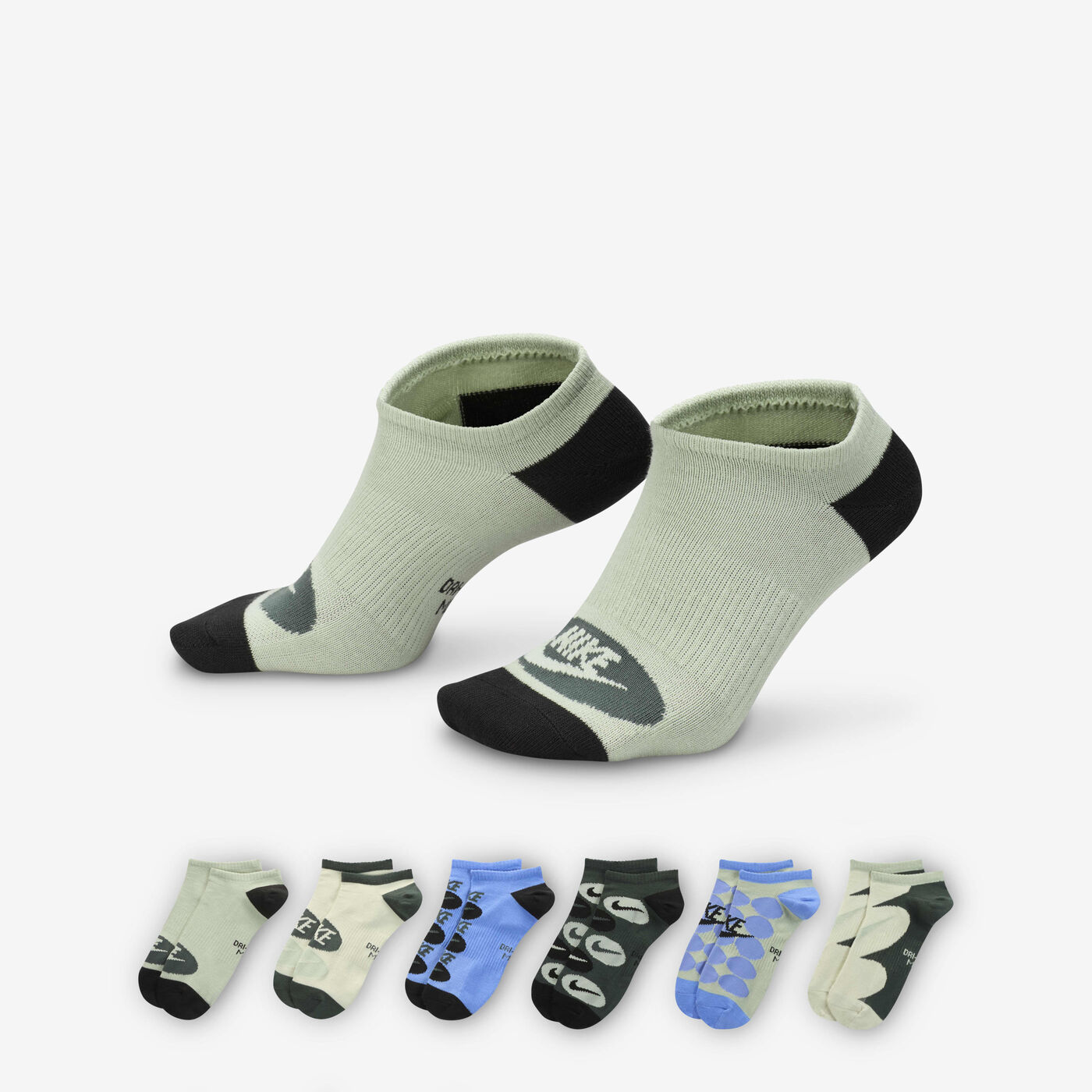 Everyday Lightweight Training No-Show Socks (6 Pairs)