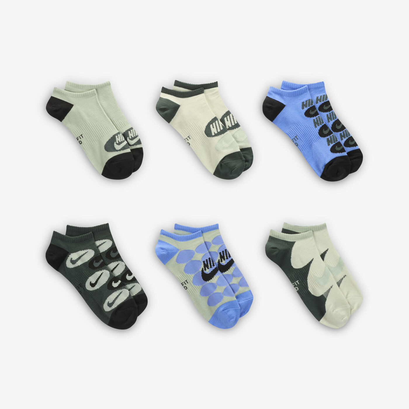 Everyday Lightweight Training No-Show Socks (6 Pairs)