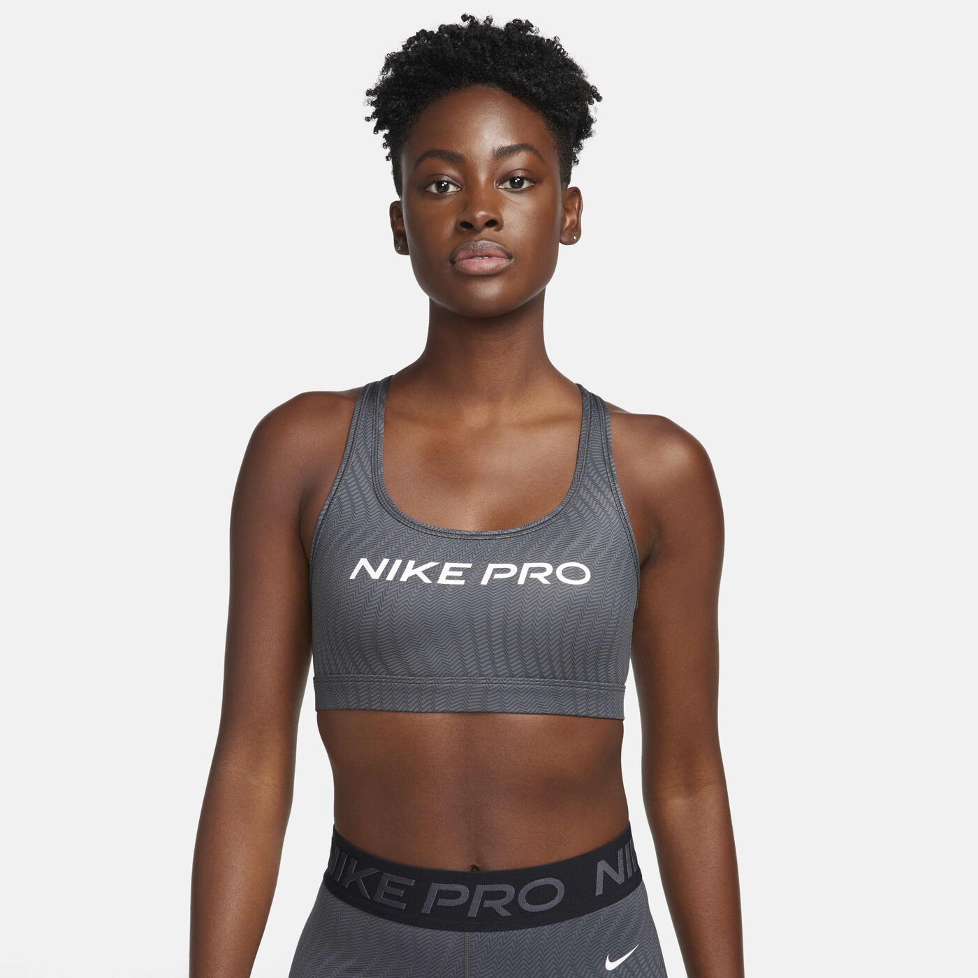 Women's Pro Swoosh Light-Support Non-Padded Printed Sports Bra