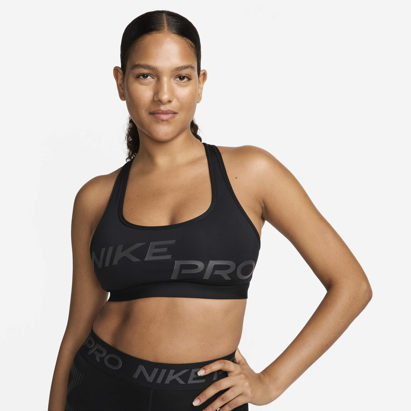 Women's Pro Swoosh Light Support Non-Padded Graphic Sports Bra