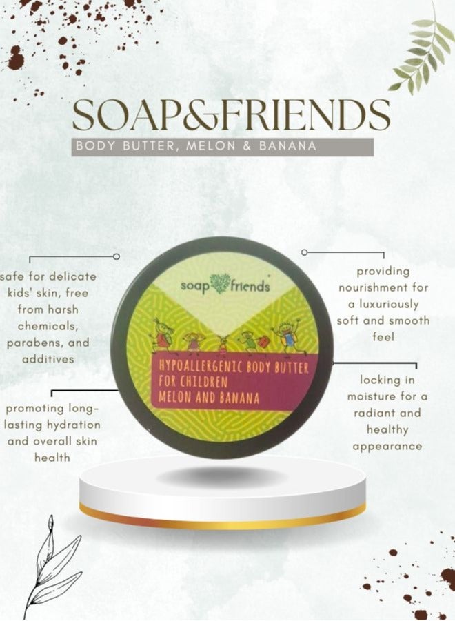 Natural Kids Body Butter & 500 ml 2-in-1 Shampoo/Shower Gel by Soap&Friends
