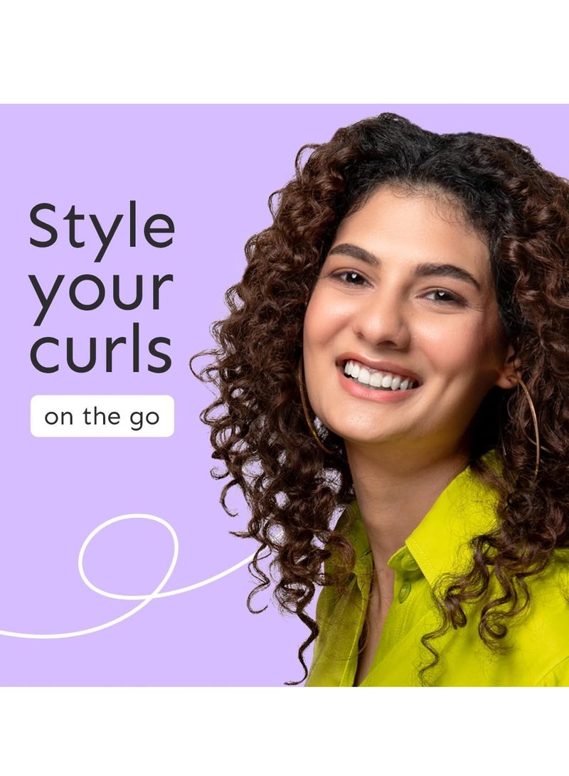 Arata Curl Styling Combo (Mini) - Curl Cream (50ml) + Gel (50ml) For Dry, Frizzy, Wavy, Curly Hair | Reduces Frizz | Moisturises, Hydrates & Defines Curls | Natural Hold | No Sulphate,Paraben,Silicone