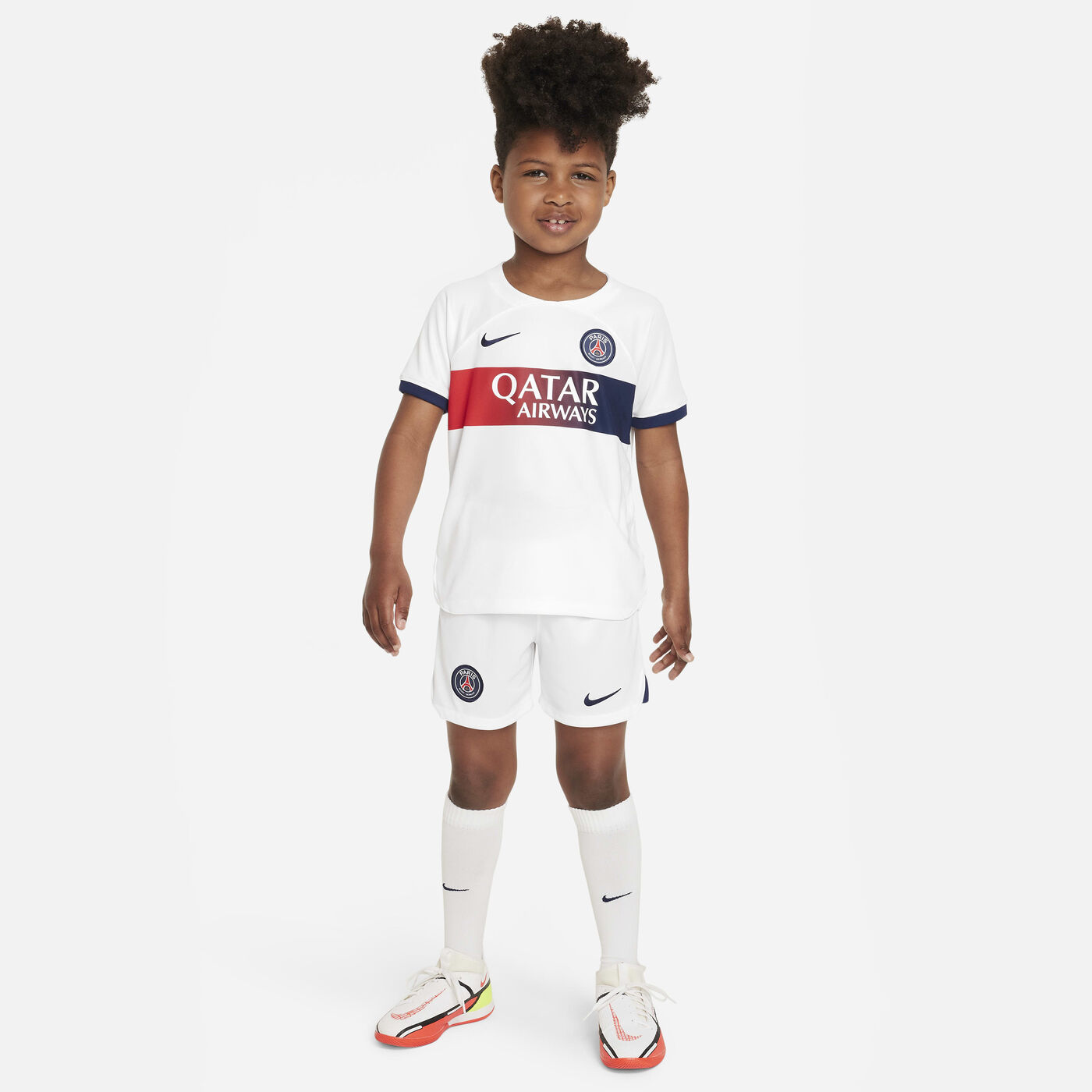 Kids' Paris Saint-Germain 2023/24 Away Dri-FIT 3-Piece Kit