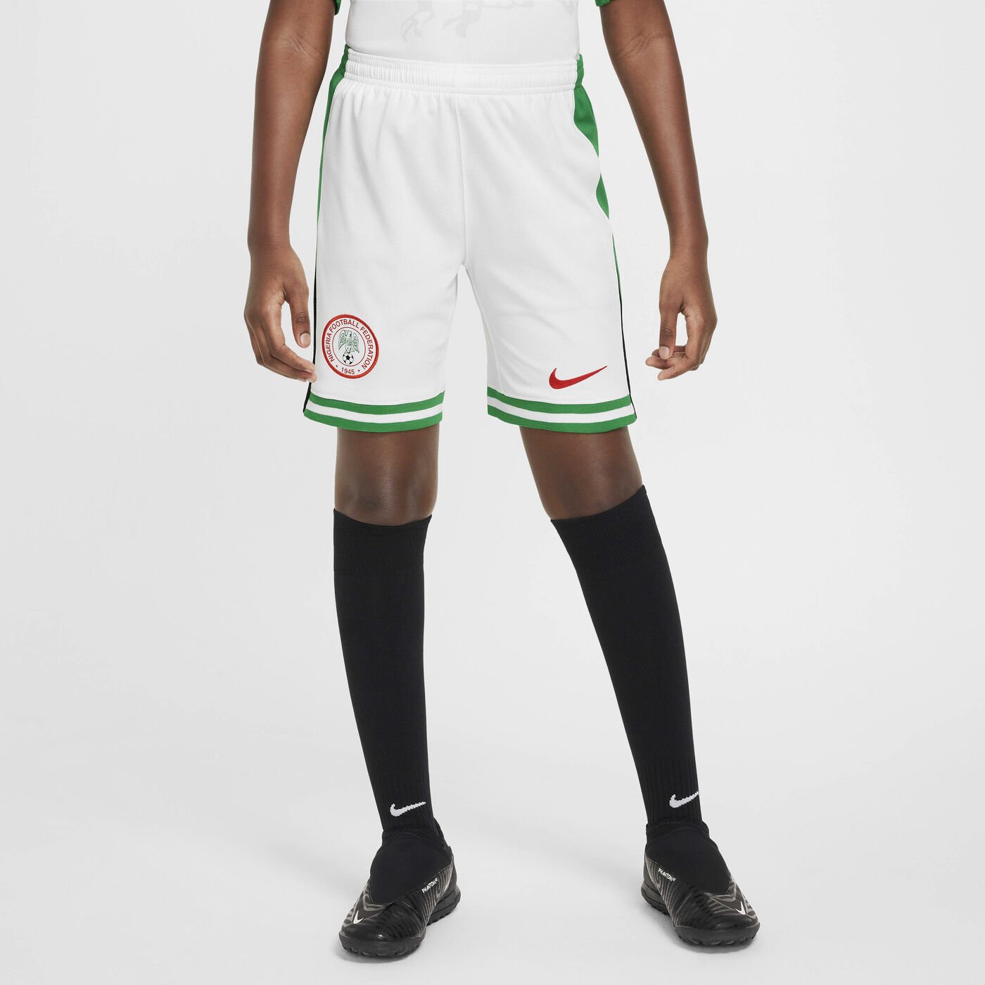 Kids' Nigeria 2024 Stadium Home Dri-FIT Football Replica Shorts