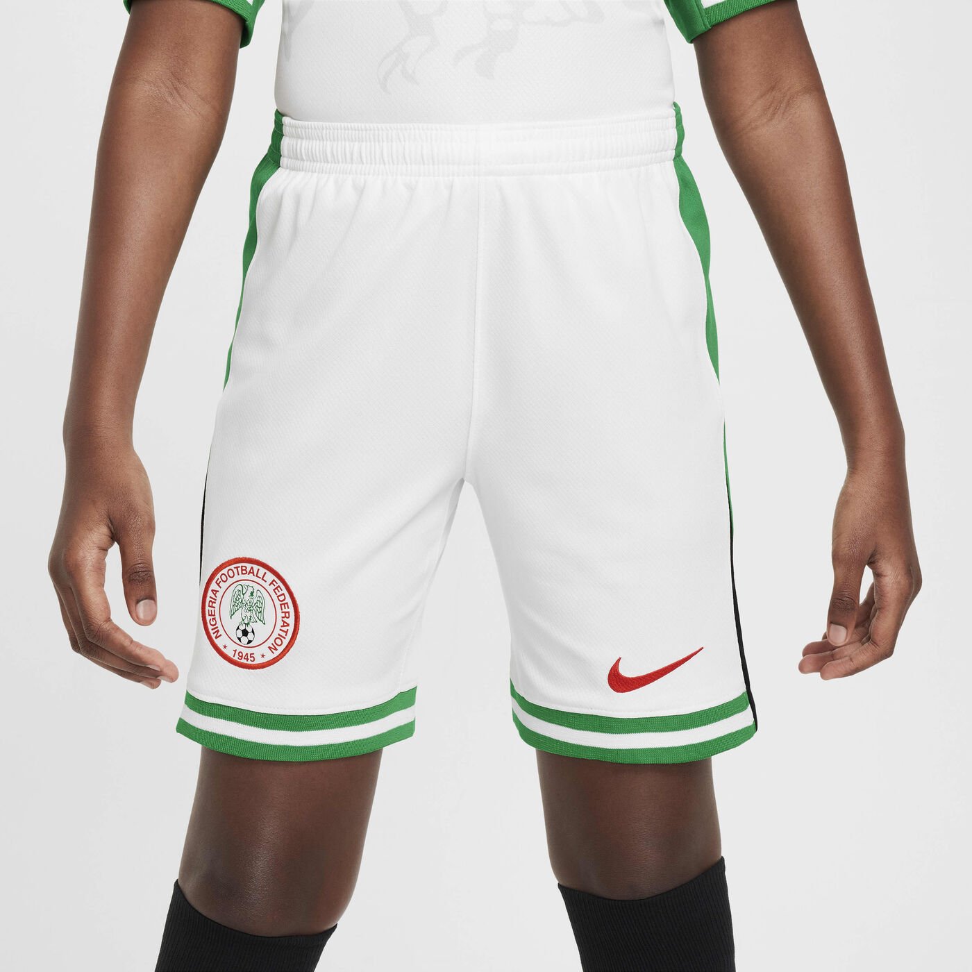 Kids' Nigeria 2024 Stadium Home Dri-FIT Football Replica Shorts