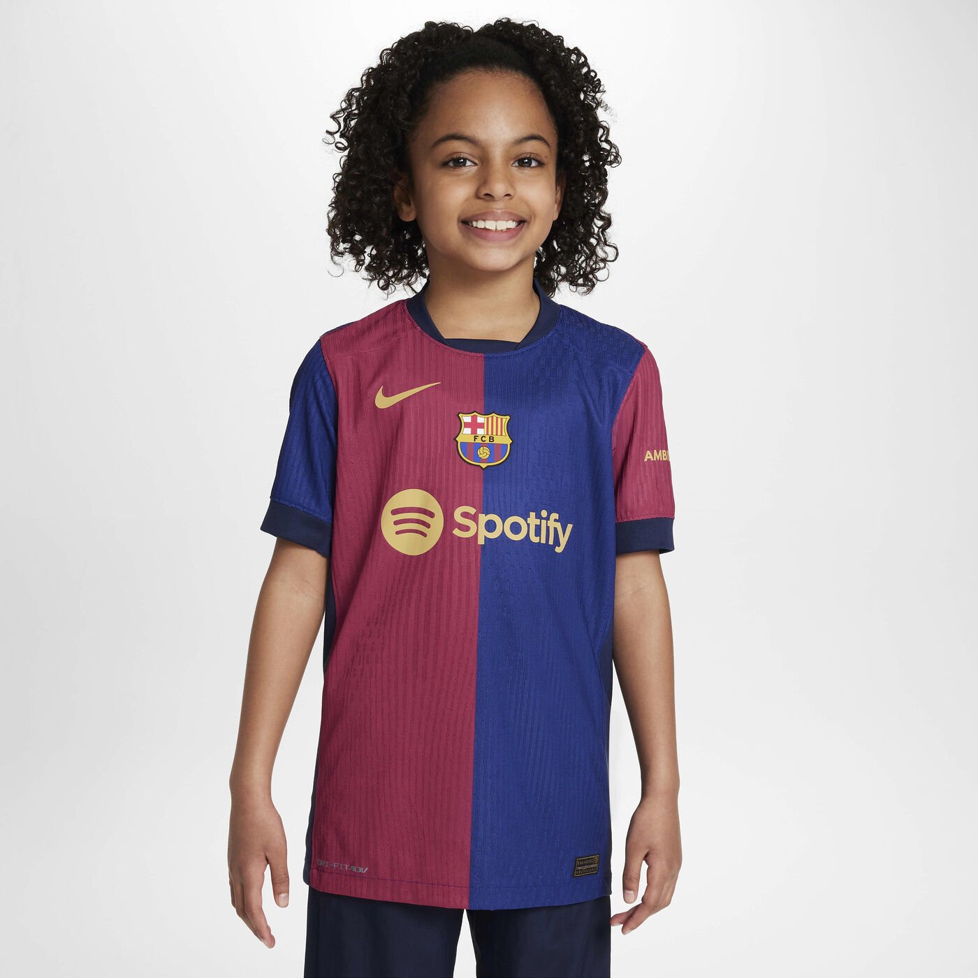 Kids' F.C. Barcelona 2024/25 Match Home Dri-FIT ADV Football Authentic Shirt