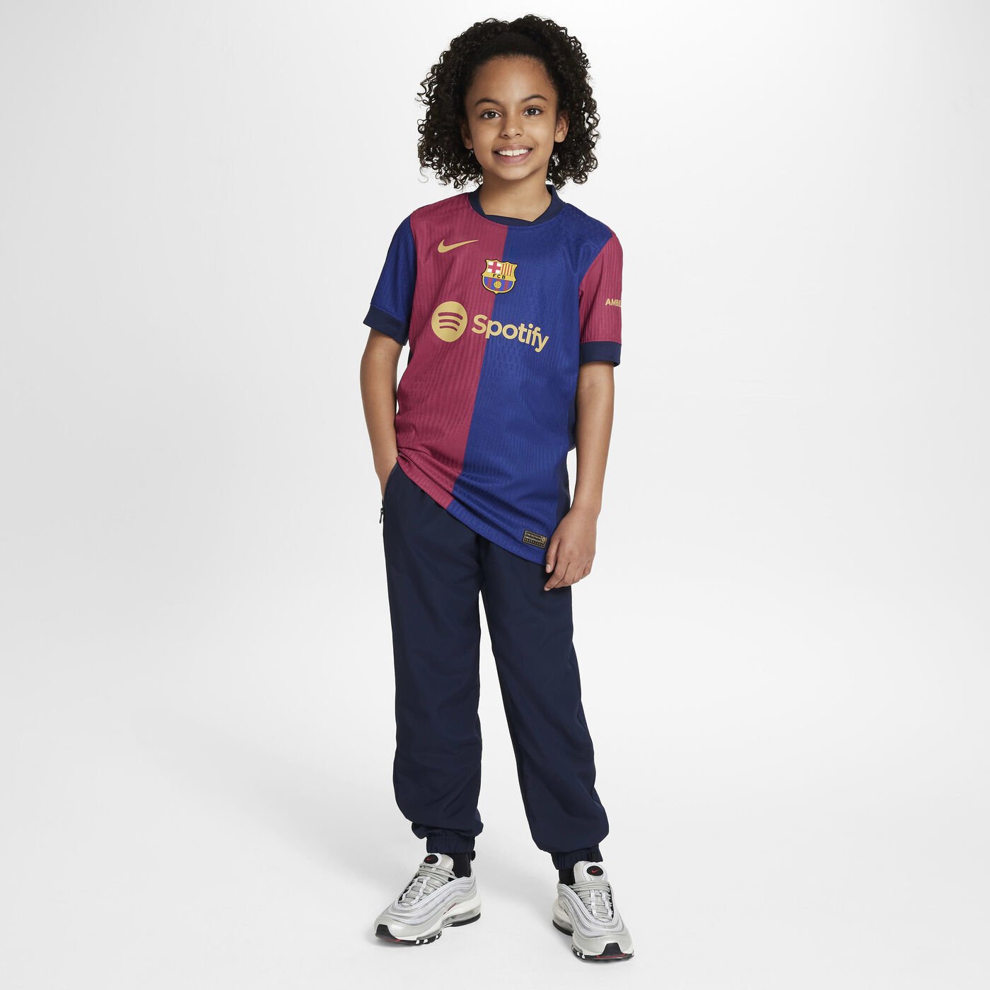 Kids' F.C. Barcelona 2024/25 Match Home Dri-FIT ADV Football Authentic Shirt