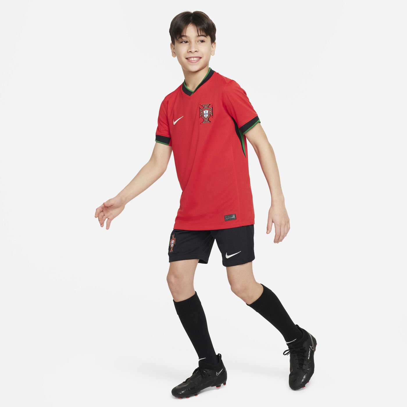 Kids' Portugal 2024 Stadium Away Dri-FIT Football Replica Shorts