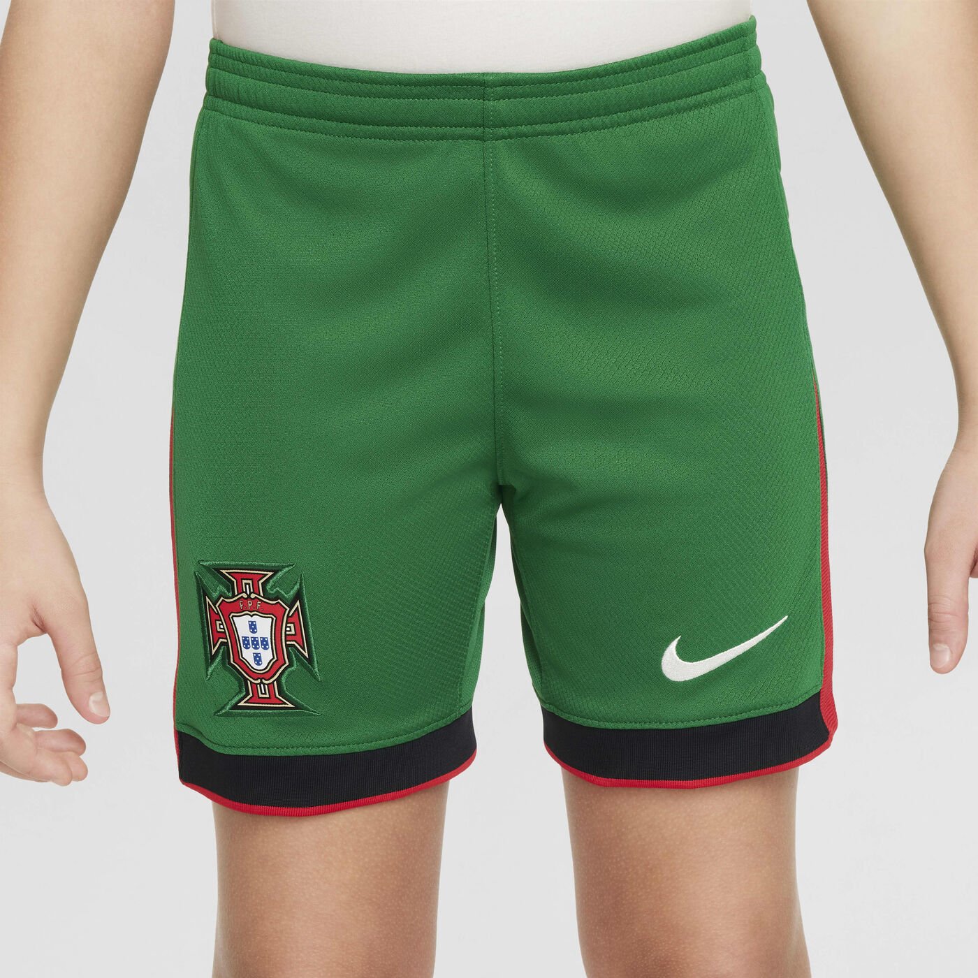 Kids' Portugal 2024 Stadium Home Dri-FIT Football Replica Shorts