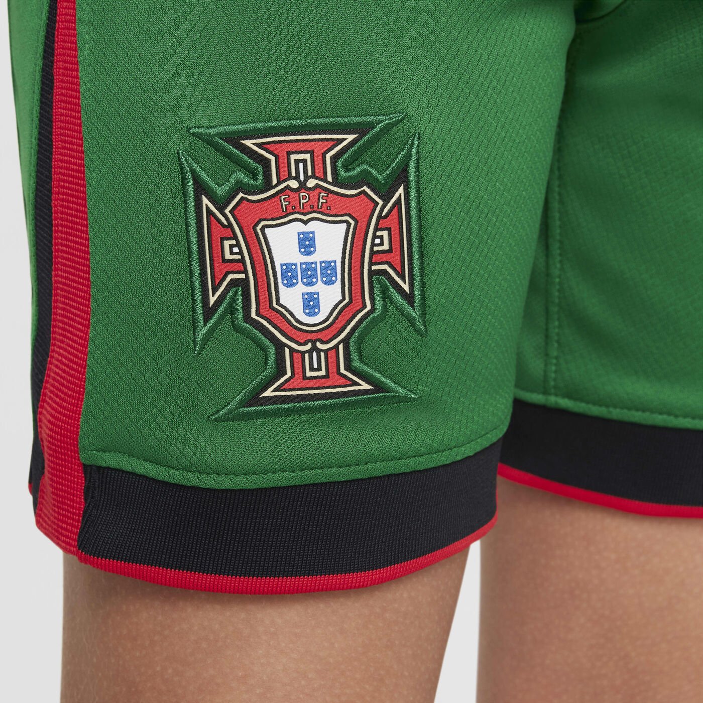 Kids' Portugal 2024 Stadium Home Dri-FIT Football Replica Shorts