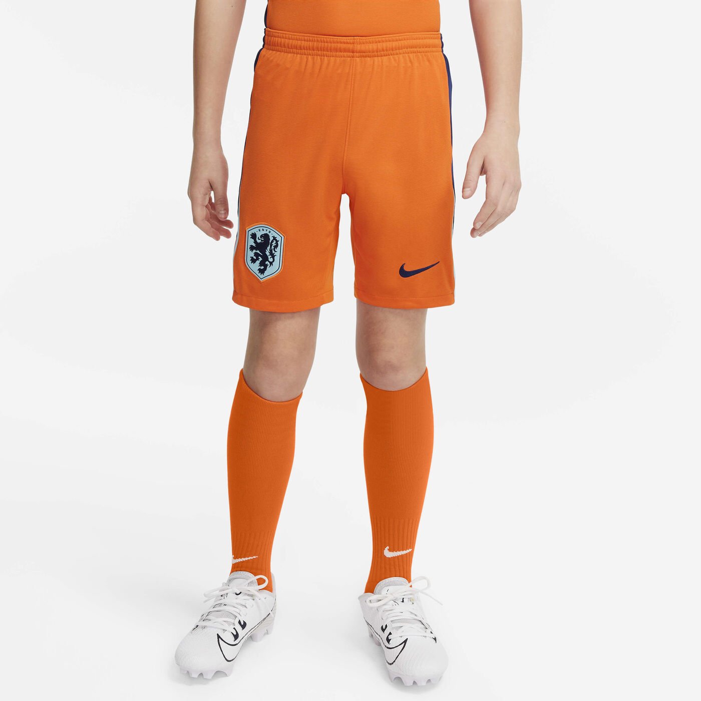 Kids' Netherlands 2024 Stadium Home Dri-FIT Football Replica Shorts