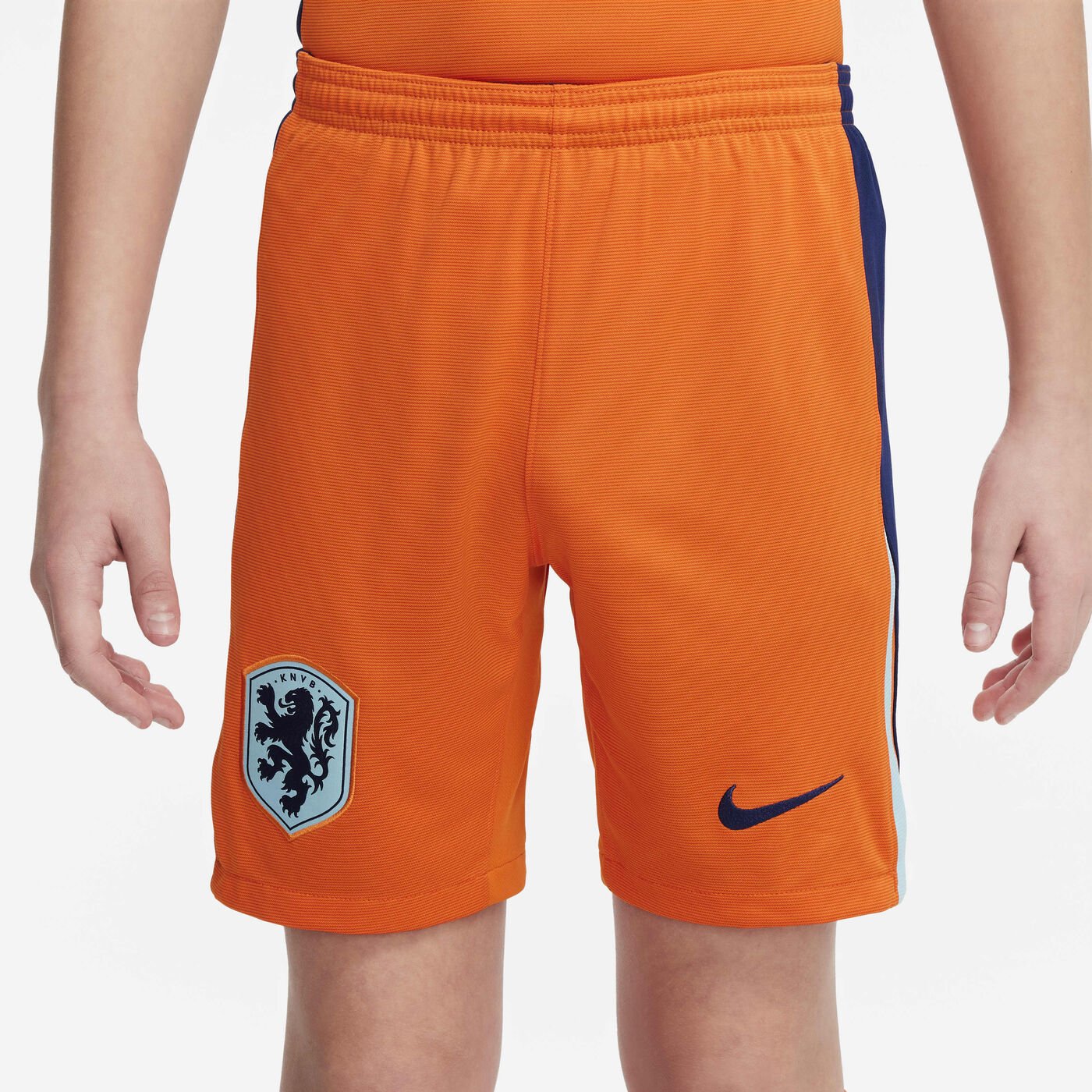 Kids' Netherlands 2024 Stadium Home Dri-FIT Football Replica Shorts