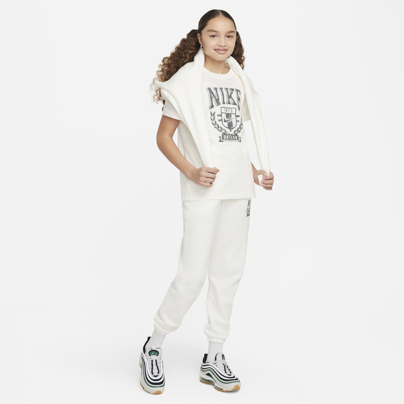 Kids' Sportswear Oversized Fleece Trousers