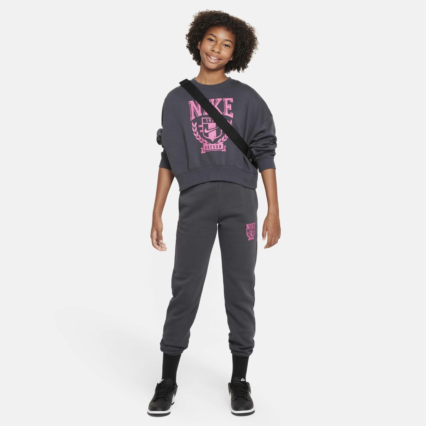 Kids' Sportswear Oversized Fleece Sweatshirt