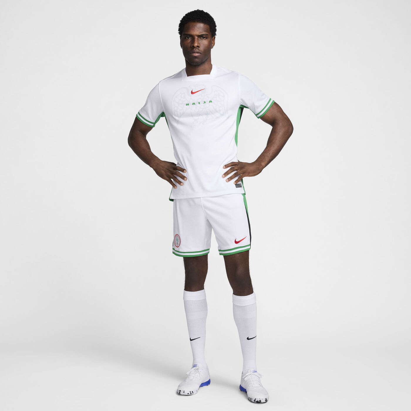 Men's Nigeria 2024 Stadium Home Dri-FIT Football Replica Shirt