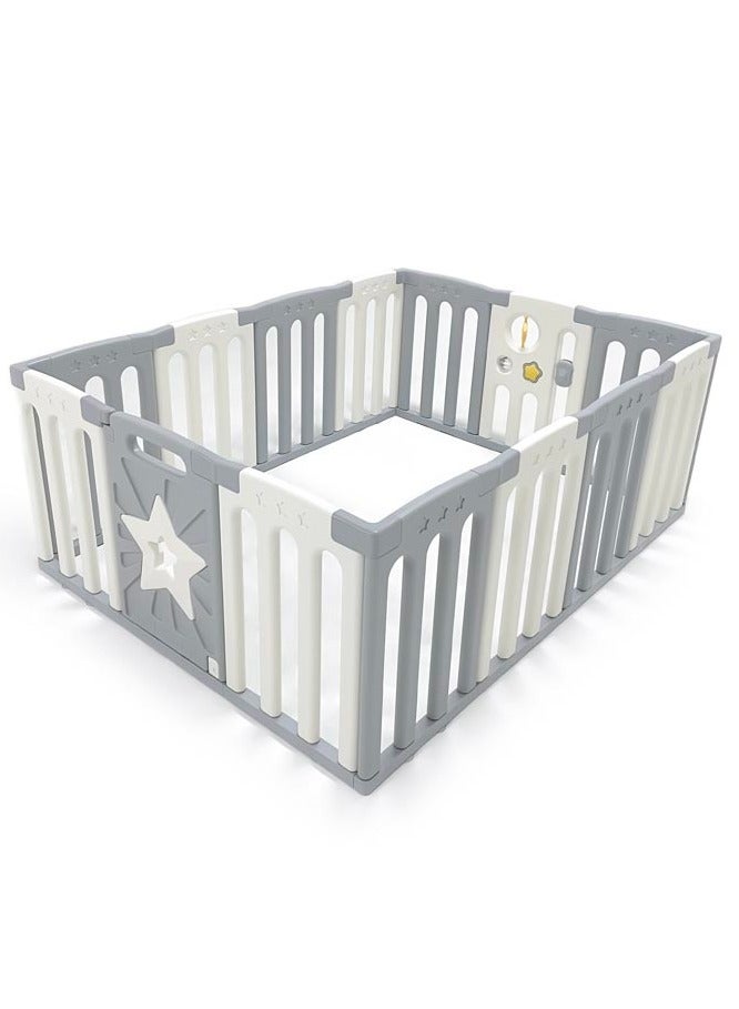 Bumble & Bird - Baby Safety Large Star Design Playpen 12+2pcs