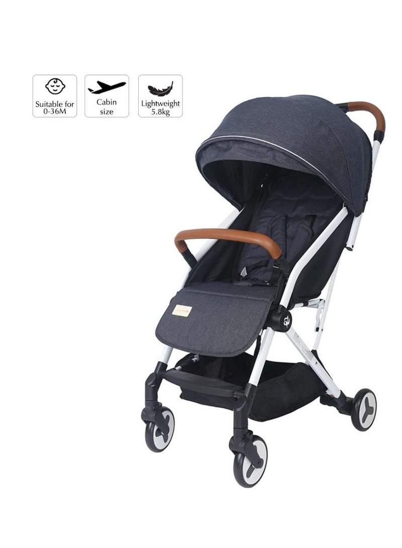 Bumble & Bird - Swyft Travel Lightweight Cabin Stroller - Grey