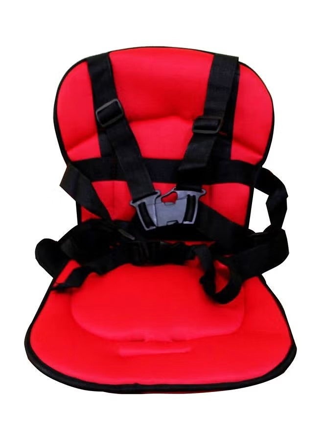 Child Multi-Functional Portable Cushioned Car Seat With Safety Harness