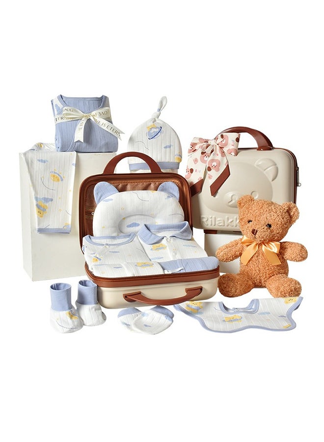 Newborn Baby Gifts Set Newborn Layette Gifts Set Baby Boys Gifts Premium Cotton Baby Clothes Accessories Set