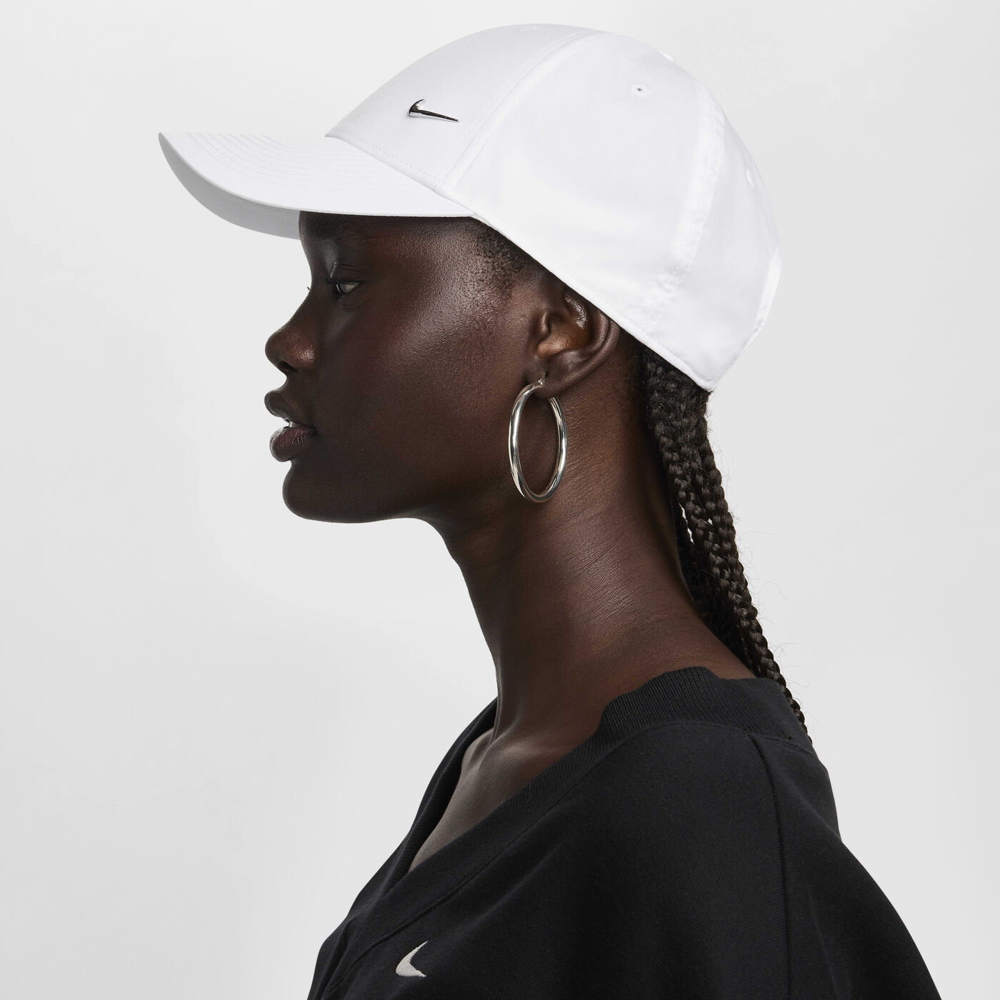 Club Structured Metal Swoosh Cap