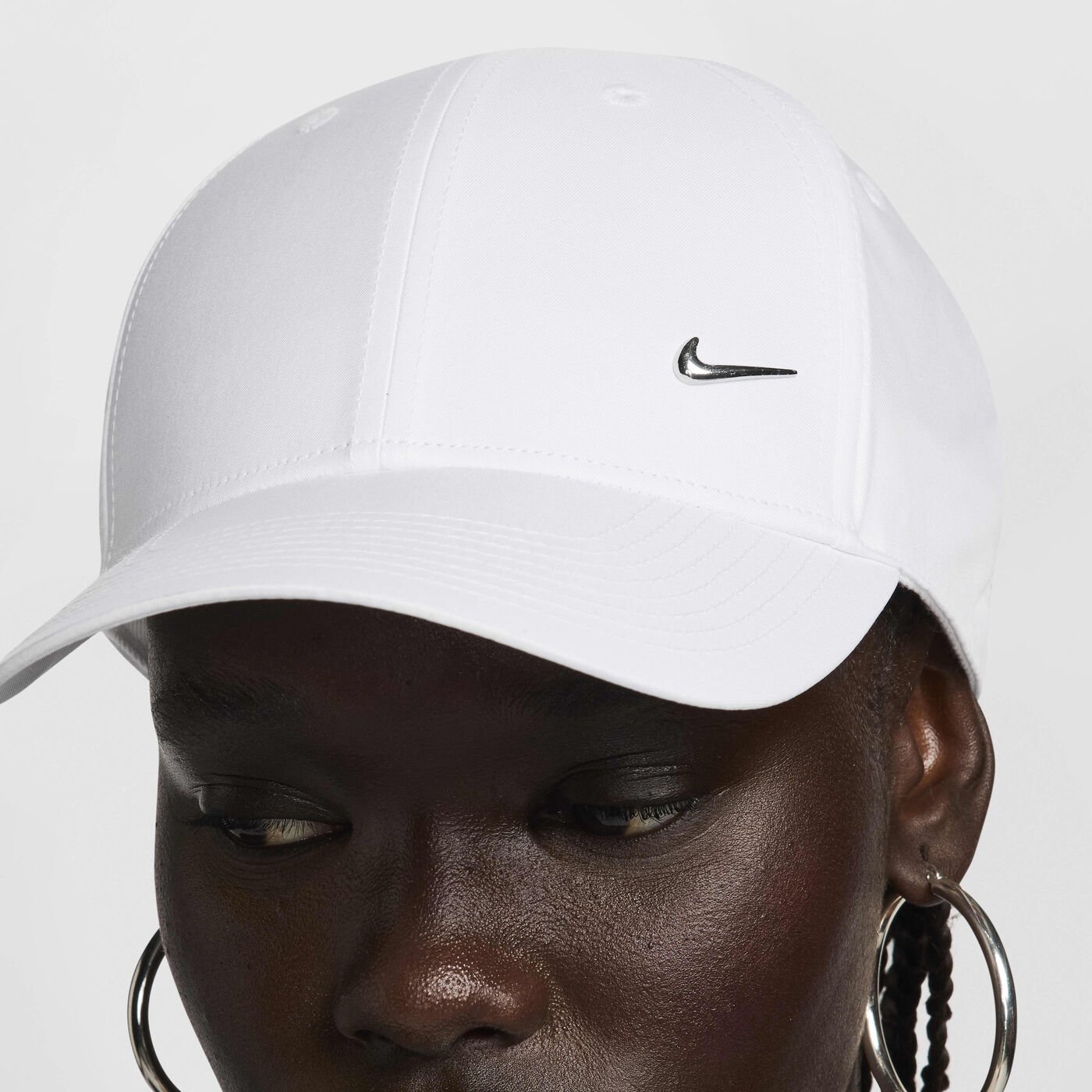 Club Structured Metal Swoosh Cap