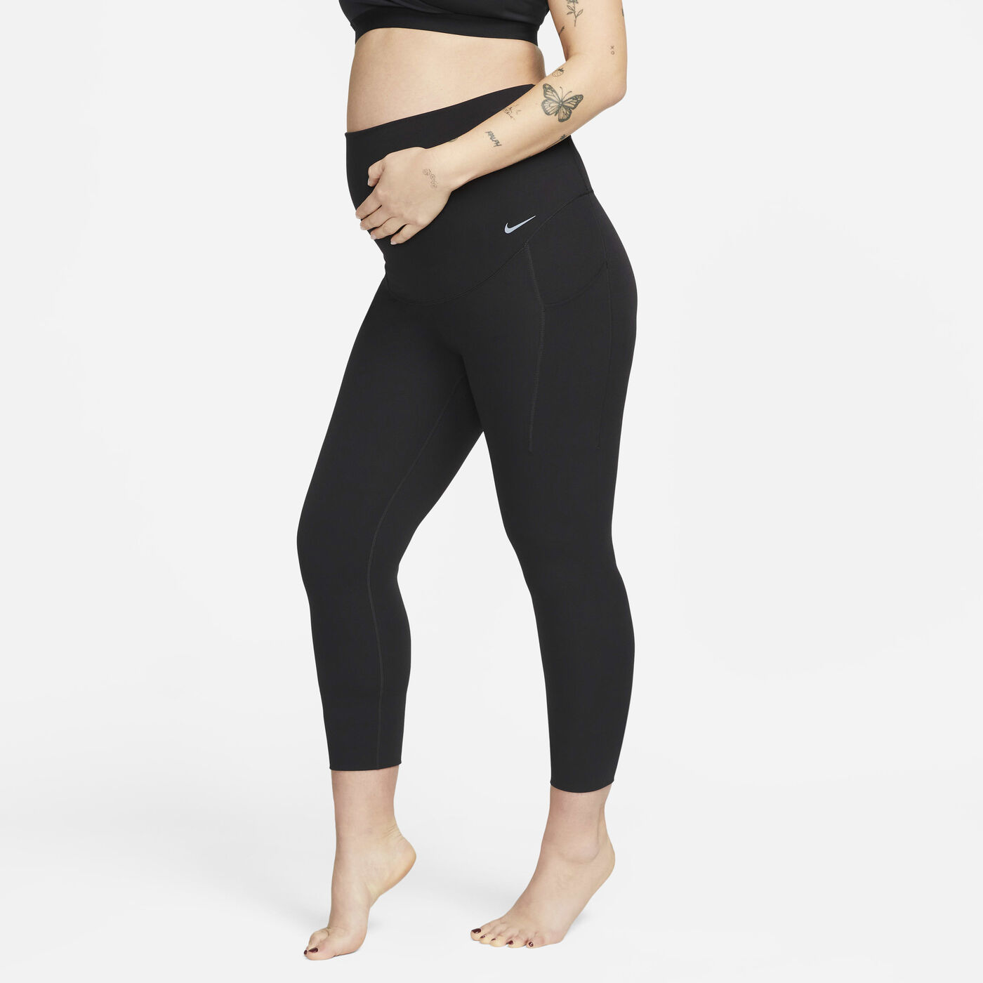 Women's Zenvy Gentle-Support High-Waisted 7/8 Maternity Leggings