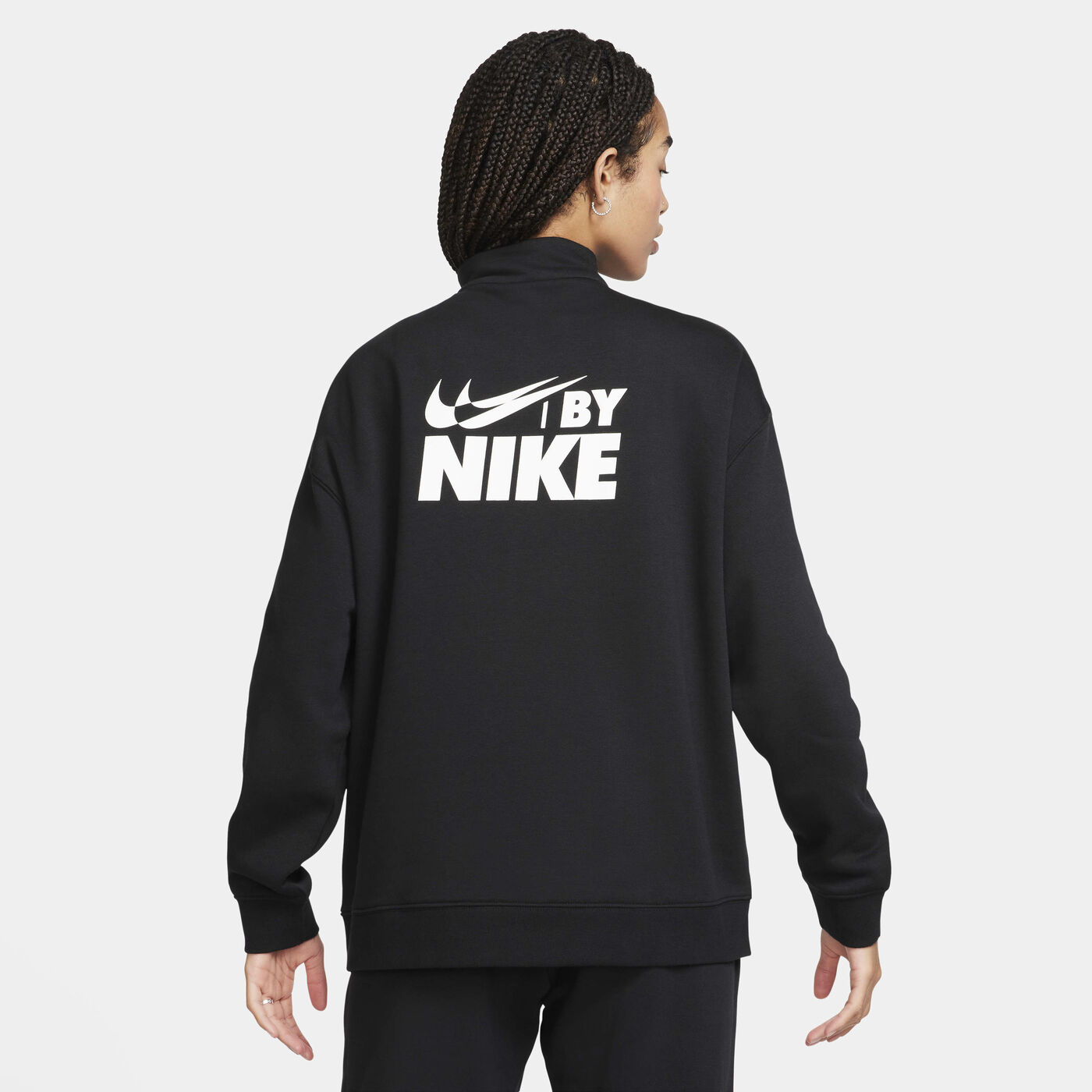 Women's Sportswear Oversized 1/4-Zip Fleece Top