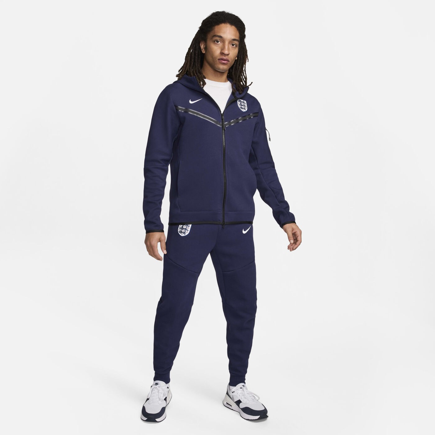 Men's Football England Tech Fleece Windrunner Full-Zip Hoodie