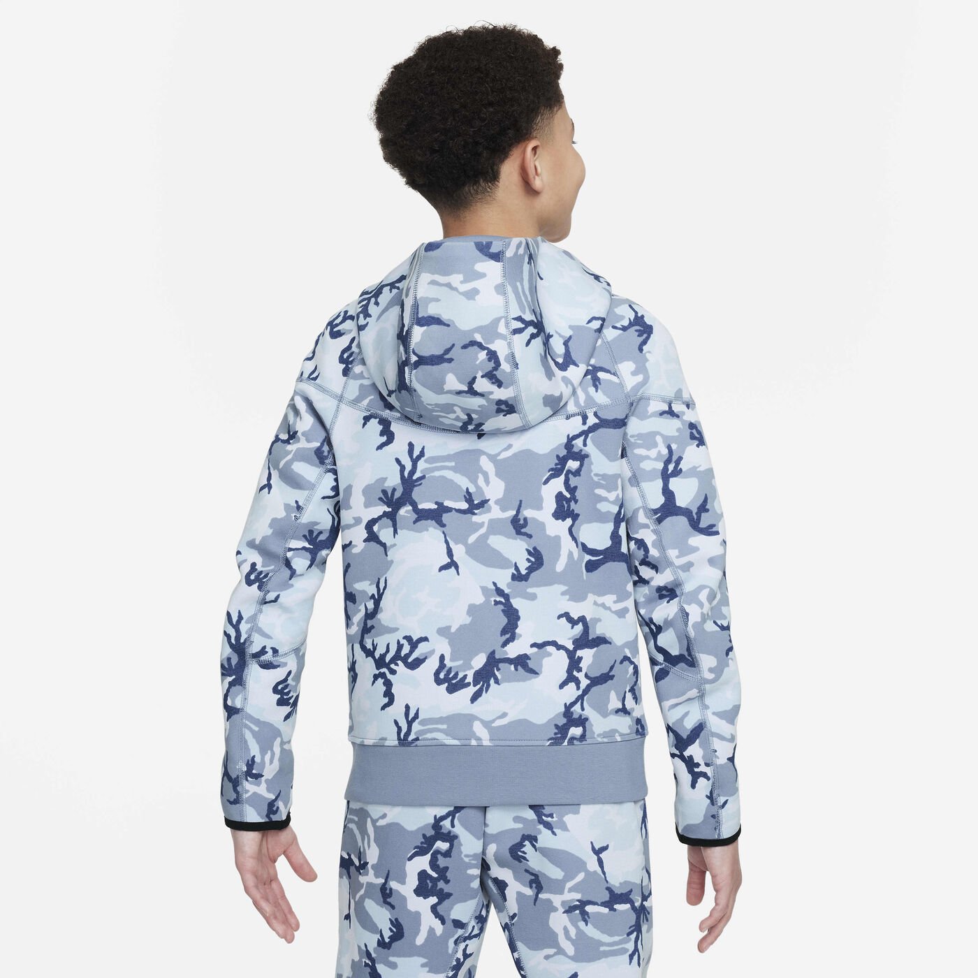 Kids' Tech Fleece Camo Full-Zip Hoodie