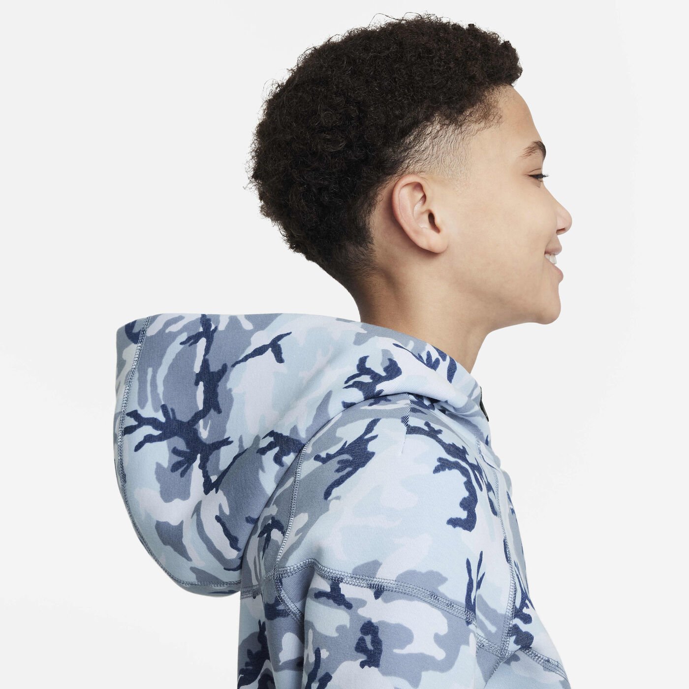 Kids' Tech Fleece Camo Full-Zip Hoodie