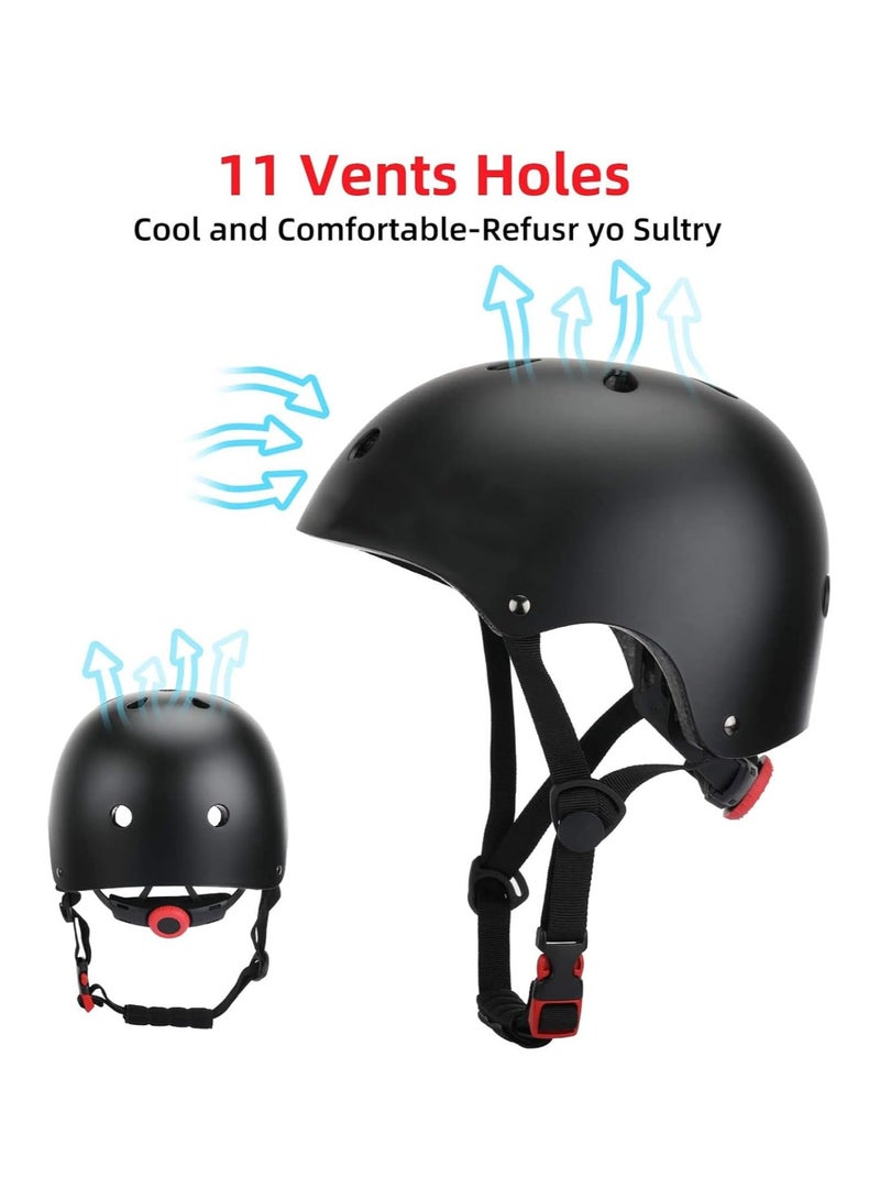 Kids Helmet,Skateboard Bike Helmet,Adjustable & Design of Ventilation Multi-Sport Safety Helmet for Bicycle Skate Scooter Youth & Kids