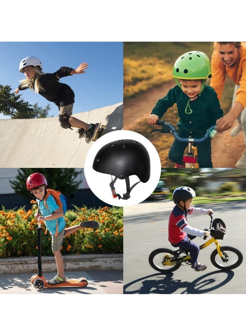 Kids Helmet,Skateboard Bike Helmet,Adjustable & Design of Ventilation Multi-Sport Safety Helmet for Bicycle Skate Scooter Youth & Kids