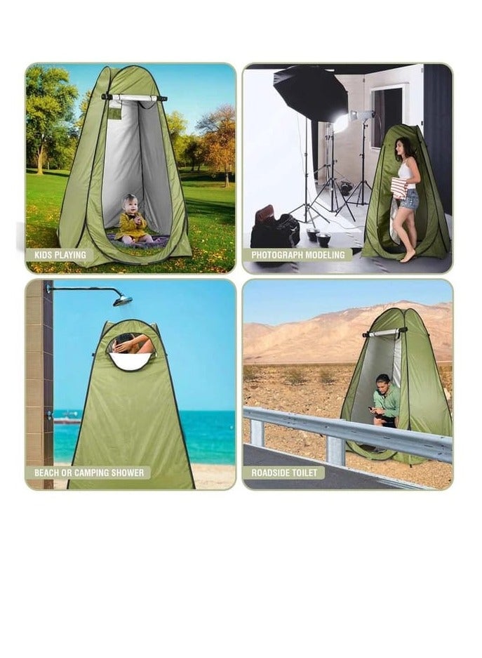 Portable Outdoor Pop Up Privacy Camp Toilet Changing Room Pod with Window camping shower tent