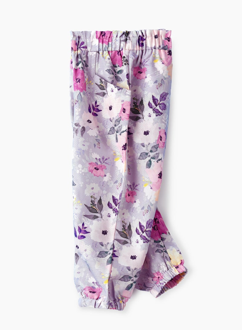 Boho Vibes for Little Adventurers: Girls' Viscose Woven Harem Pants