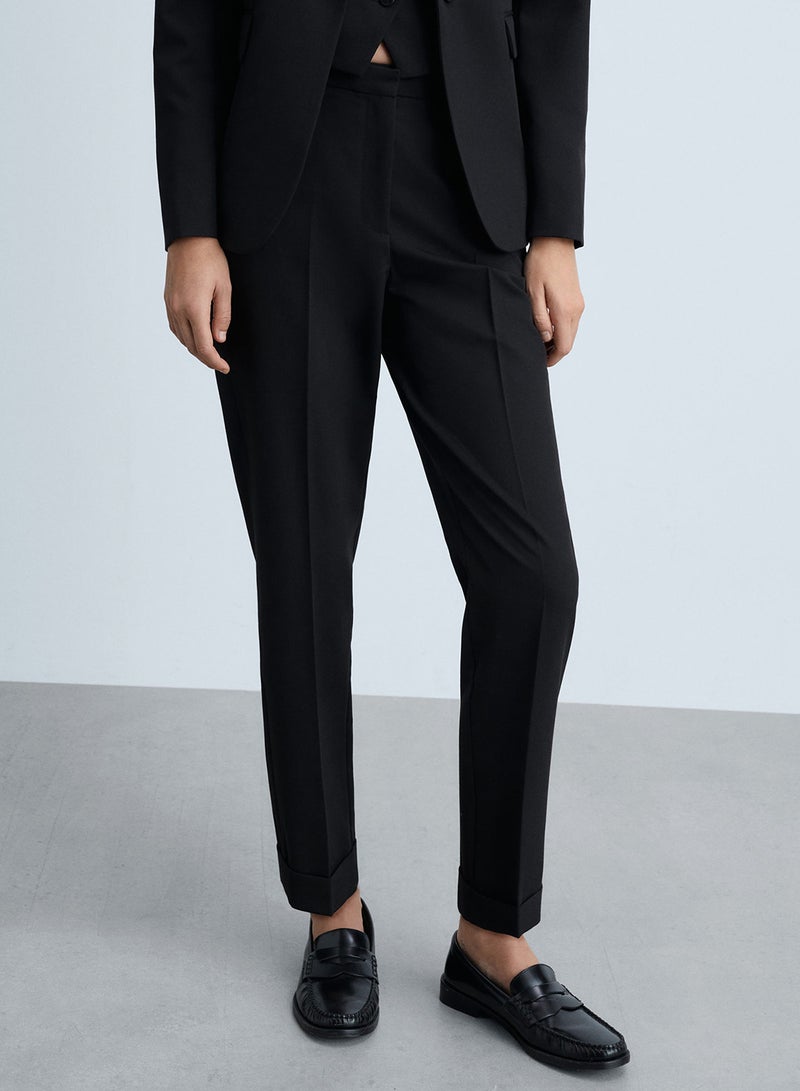 Straight Suit Trousers