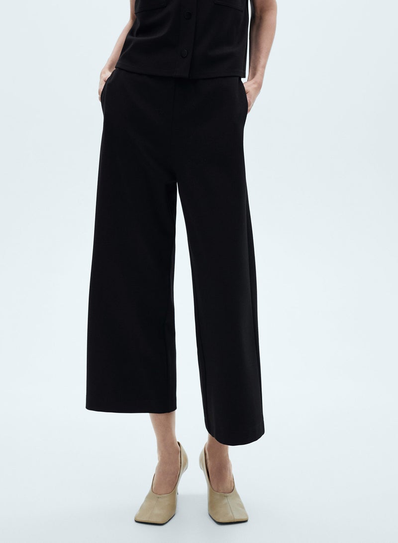 Knitted Culotte Trousers