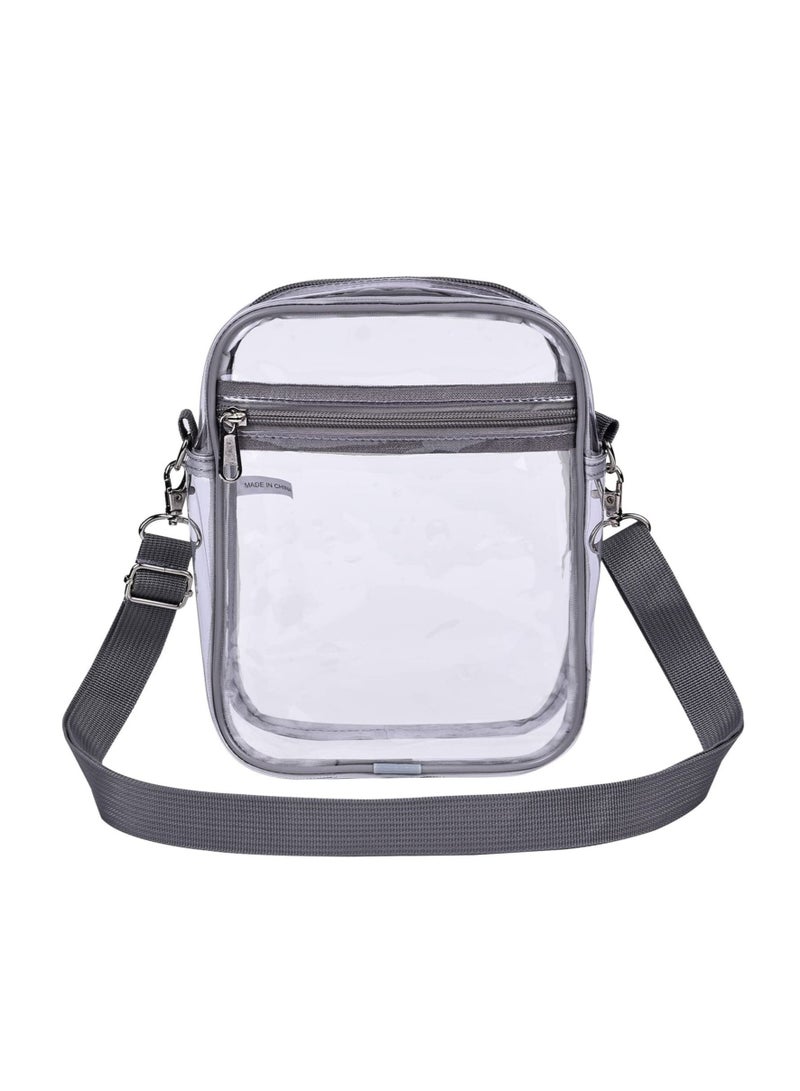 Clear Messenger Bag for Work and Business Travel for Men Women