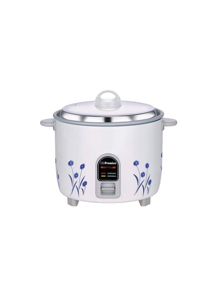 Premier Electric Rice Cooker 22e – 2.2l Capacity, Compact (27.6 X 27.6 X 22.8 Cm), Stylish Colored Design, Advanced Cooking Technology For Perfect Rice, Versatile Cooking