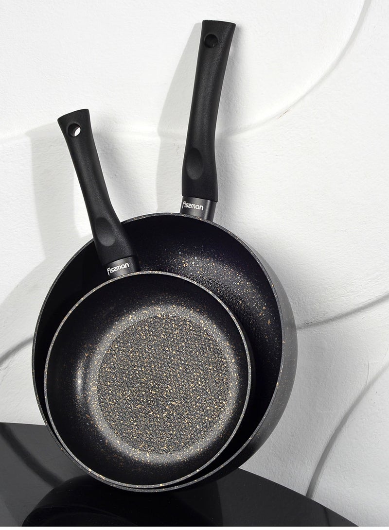 Deep Frying Pan 26cm + Deep Frying Pan 20cm Promo Series Multi-Layered Aluminum Non Stick Coating