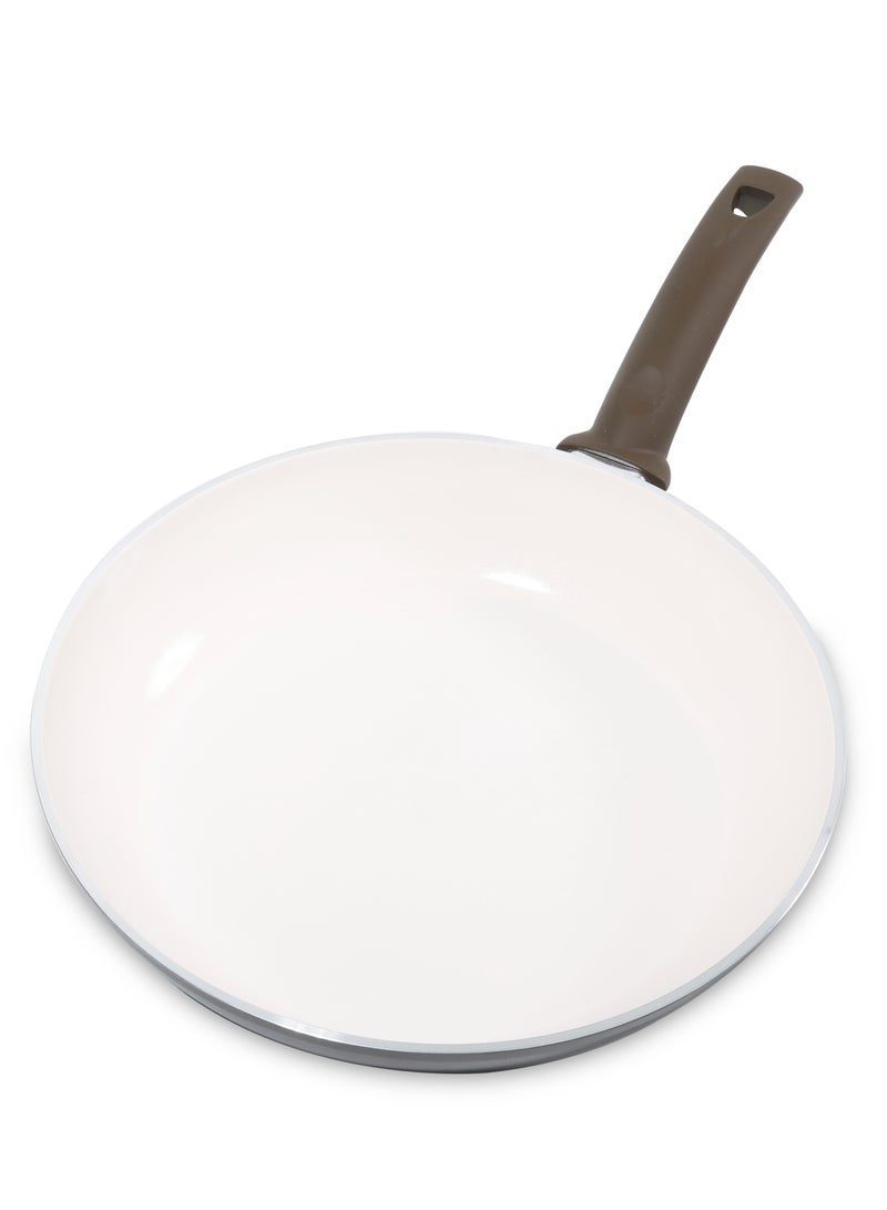Premium 30cm Ceramic Fry Pan – Scratch Resistant & Even Heat Distribution, Easy to Clean & Perfect for All Stovetops