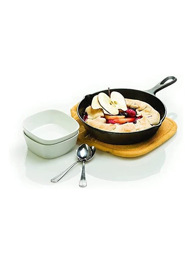 Cast Iron Skillet Pre Seasoned Die Cast Iron Skillet Compatible With Gas Induction Oven And Grill