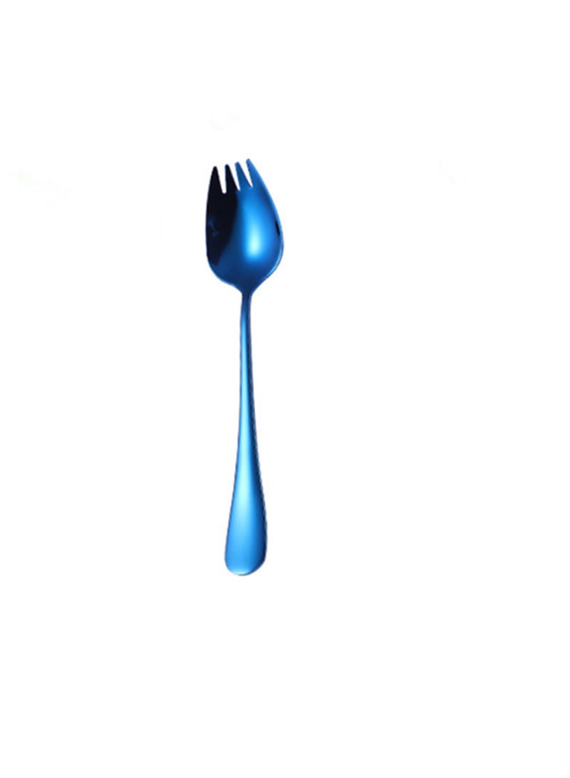 2-Piece Dessert Fruit Fork Set Blue 16.5cm