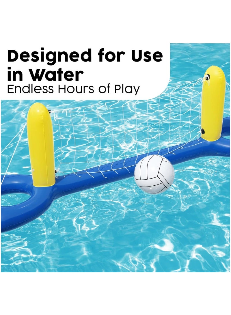 Pool volleyball set 244 x 64 cm