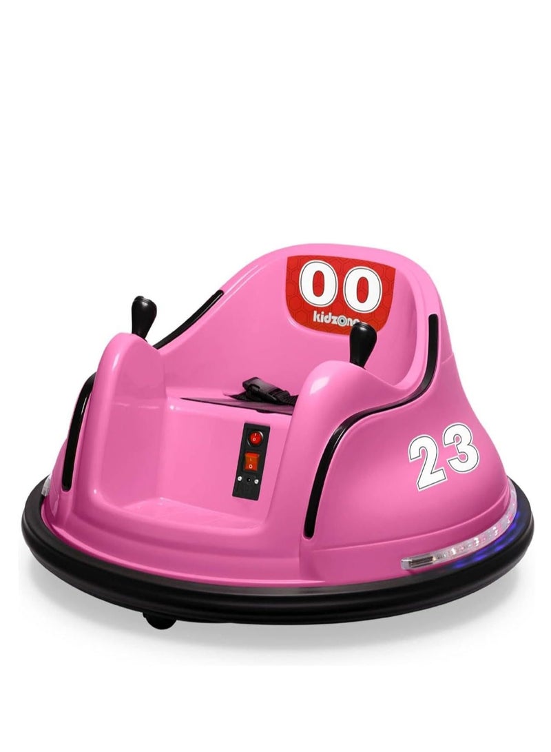 Kids Electric Bumper Car - 360° Spinning Ride-On with Remote Control, Lights, Music, Double Drive