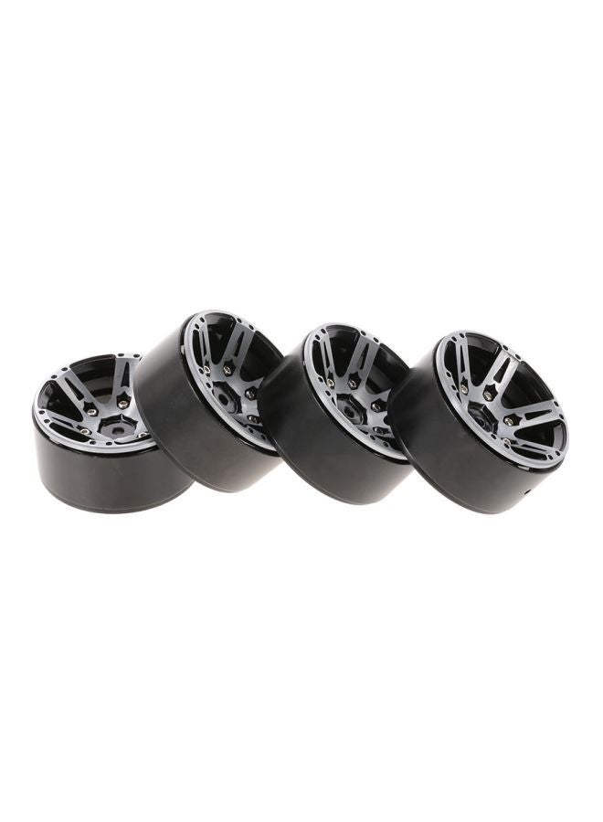 4-Piece Beadlock Wheel Rim For Axial SCX10 RC Car 1RM9991B 1.9inch