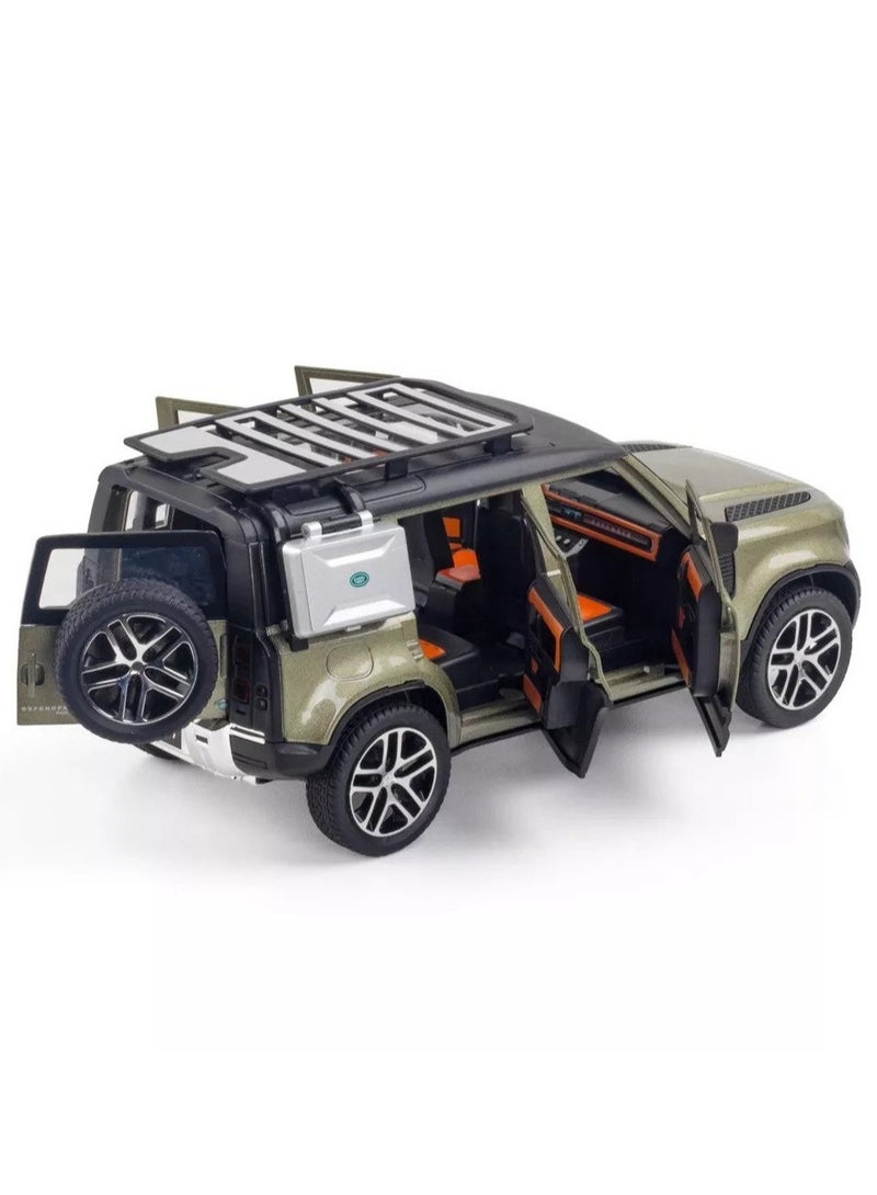 Die-Cast DEFENDER Alloy Car With Light And Sound