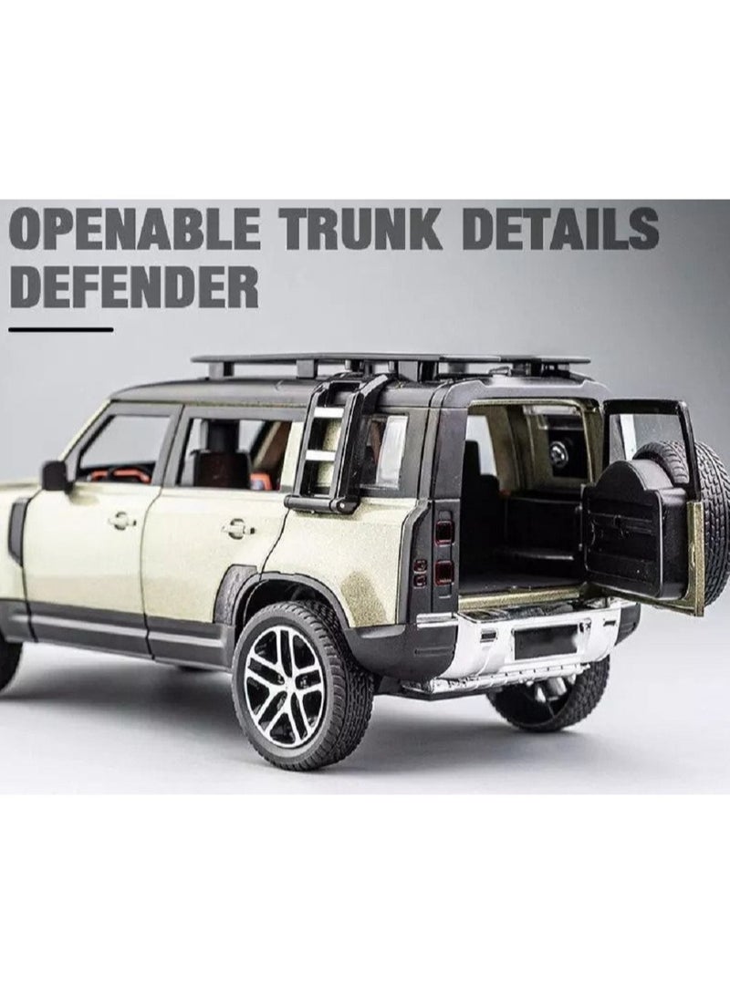 Die-Cast DEFENDER Alloy Car With Light And Sound