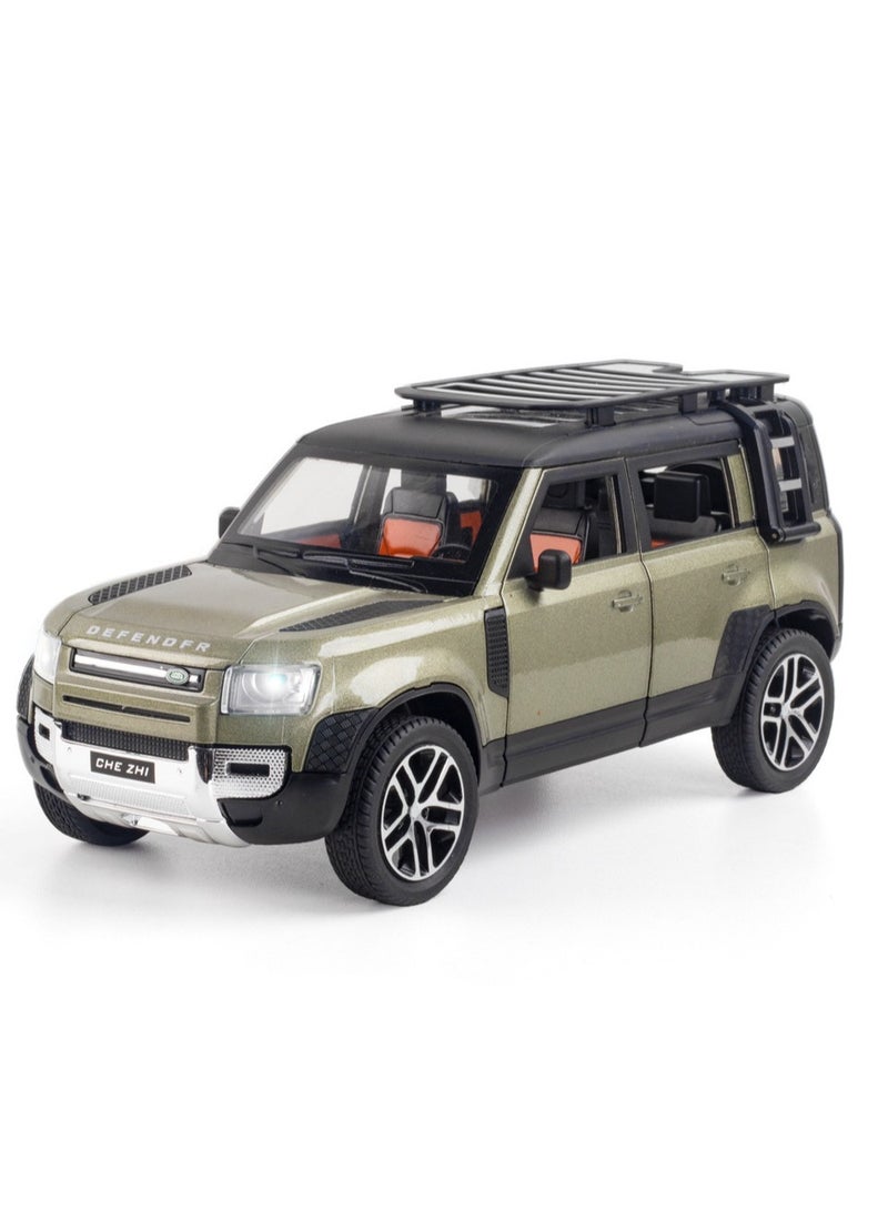 Die-Cast DEFENDER Alloy Car With Light And Sound